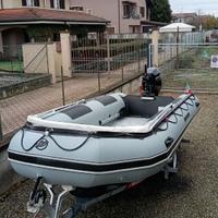 Quicksilver SportHd 470+Mercury 25 cv+ carrello