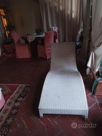 lettino prendisole sole