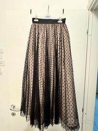 Gonna lunga elegante strass