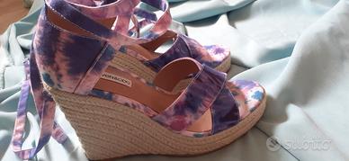 Espadrillas lilla rosa viola nuovi 37 sconto