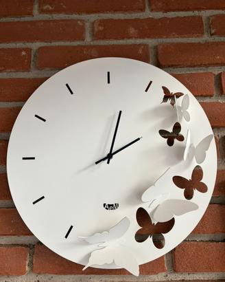 Orologio da parete AeM con farfalle – 40 cm 🦋