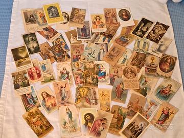 collezione di 130 santini antichi 