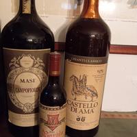 Bottiglie da collezione Masi e Castello di Ama 