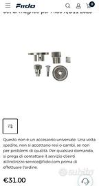 Bici elettrica Fido componenti