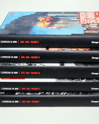 RACCOLTA L'espresso 50 anni 5 Volumi 1955-2005