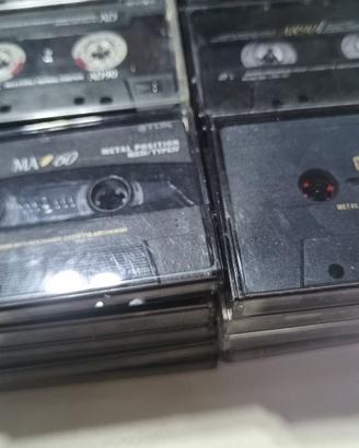 N. 30 Cassette audio usate NORMAL/CHROME/METAL