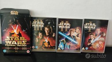 STAR WARS Prequel Trilogy, I-II-III English DVD
