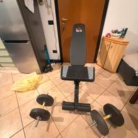 PANCA + BILANCIERI + 50 KG PESI