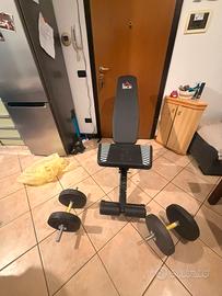 PANCA + BILANCIERI + 50 KG PESI