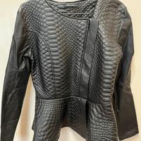 Giacca in simil pelle