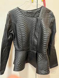 Giacca in simil pelle