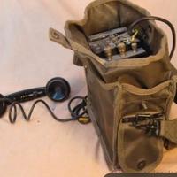 Telefono da campo militare seconda guerra mondiale