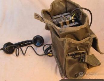 Telefono da campo militare seconda guerra mondiale