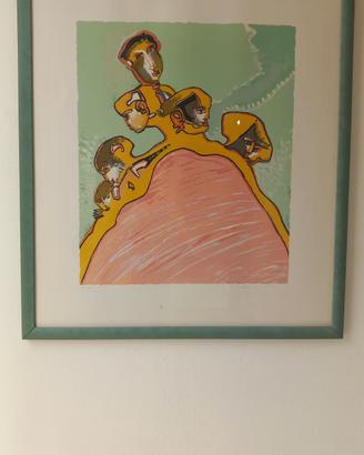 Remo Brindisi - Litografia