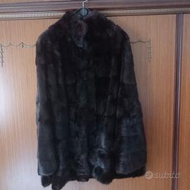 pelliccia vero visone  vintage taglio corto