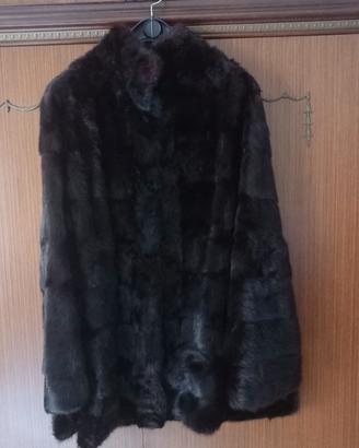 pelliccia vero visone  vintage taglio corto