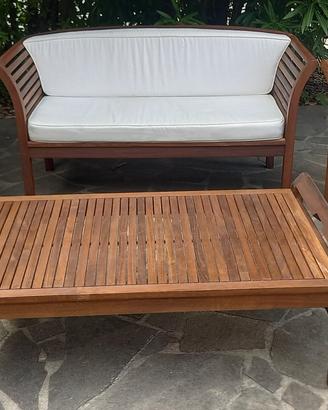 Set da giardino in acacia