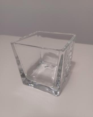 Vaso in vetro per piante e decorazioni