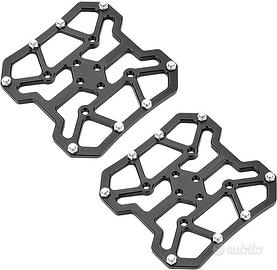 Piastre per pedali con attacco SPD colore nero