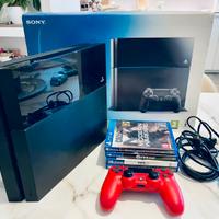 PS4 Playstation 4  con joypad e 4 giochi