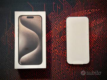 Iphone 15 pro 256 NUOVO Natural Titanium