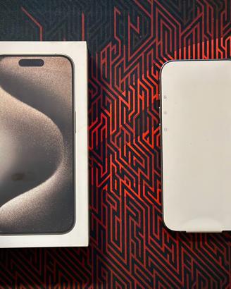Iphone 15 pro 256 NUOVO Natural Titanium
