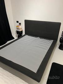 Letto SNAP  nero  h 20 160x190 materasso