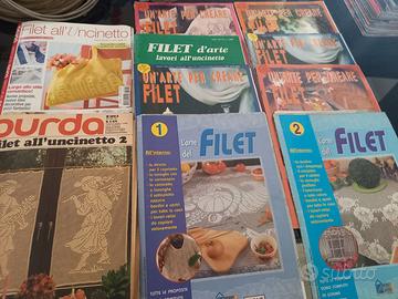 Riviste uncinetto chiacchierino filet
