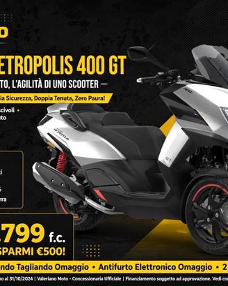 Peugeot Metropolis 400 nuovo in da VALERIANOMOTO
