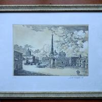 Antichissimo quadro della Piazza Duomo di Catania