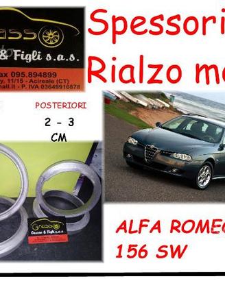 Kit spessori rialzo molle Alfa Romeo 156 SW