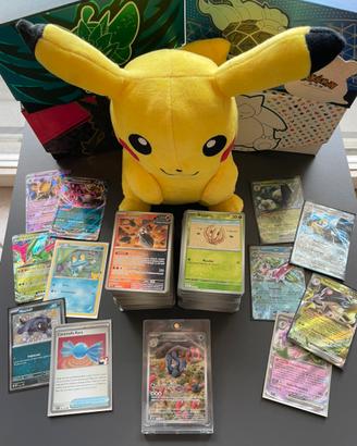 1) Lotto Carte Pokemon NO DOPPIE+5 Ex+Fuoriserie