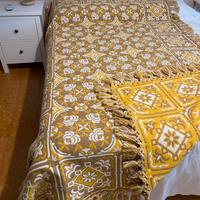 Copriletto singolo artigianato abruzzese ‘50/‘60