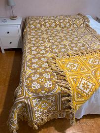 Copriletto singolo artigianato abruzzese ‘50/‘60