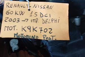 Motore Renault Nissan 1.5 dci K9K702