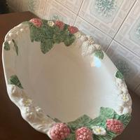 piatto da portata in ceramica decorata, cm38x29