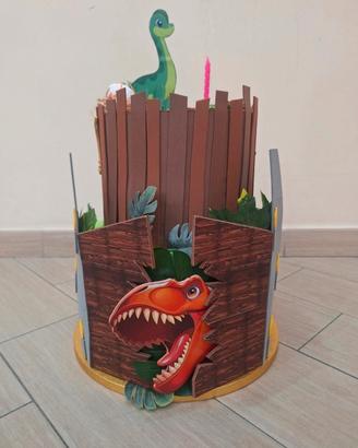 torta scenografica dinosauri