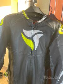 Tuta moto intera nuova TG 56