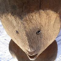 Statua funeraria Bongo Sudan arte tribale africana