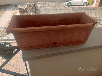 Porta vaso plastica cm 50 x cm 18