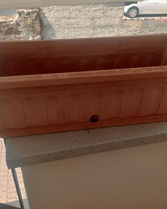 Porta vaso plastica cm 50 x cm 18