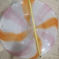 enorme piatto murano living 