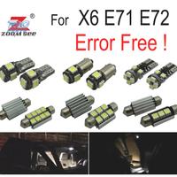 KIT 20 LAMPADE LED INTERNE BMW X6 E71 E72 M 2008-2