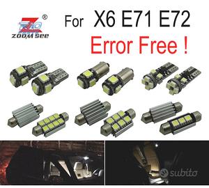 KIT 20 LAMPADE LED INTERNE BMW X6 E71 E72 M 2008-2
