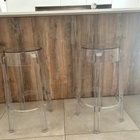 2 sgabelli design moderno -H 65cm