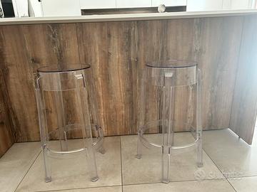 2 sgabelli design moderno -H 65cm