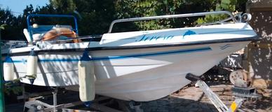 Barca con tendalino parasole,- prezzo ridotto