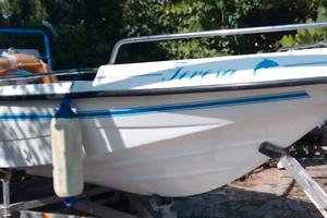 Barca con tendalino parasole,- prezzo ridotto