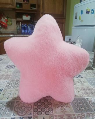 cuscino stella in finta pelliccia 