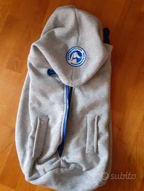 Set zaino/felpa, ciotola e guanto pulizia per cani